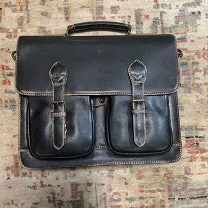 Leather Briefcase Wilsons Leather NWT Laptop Case